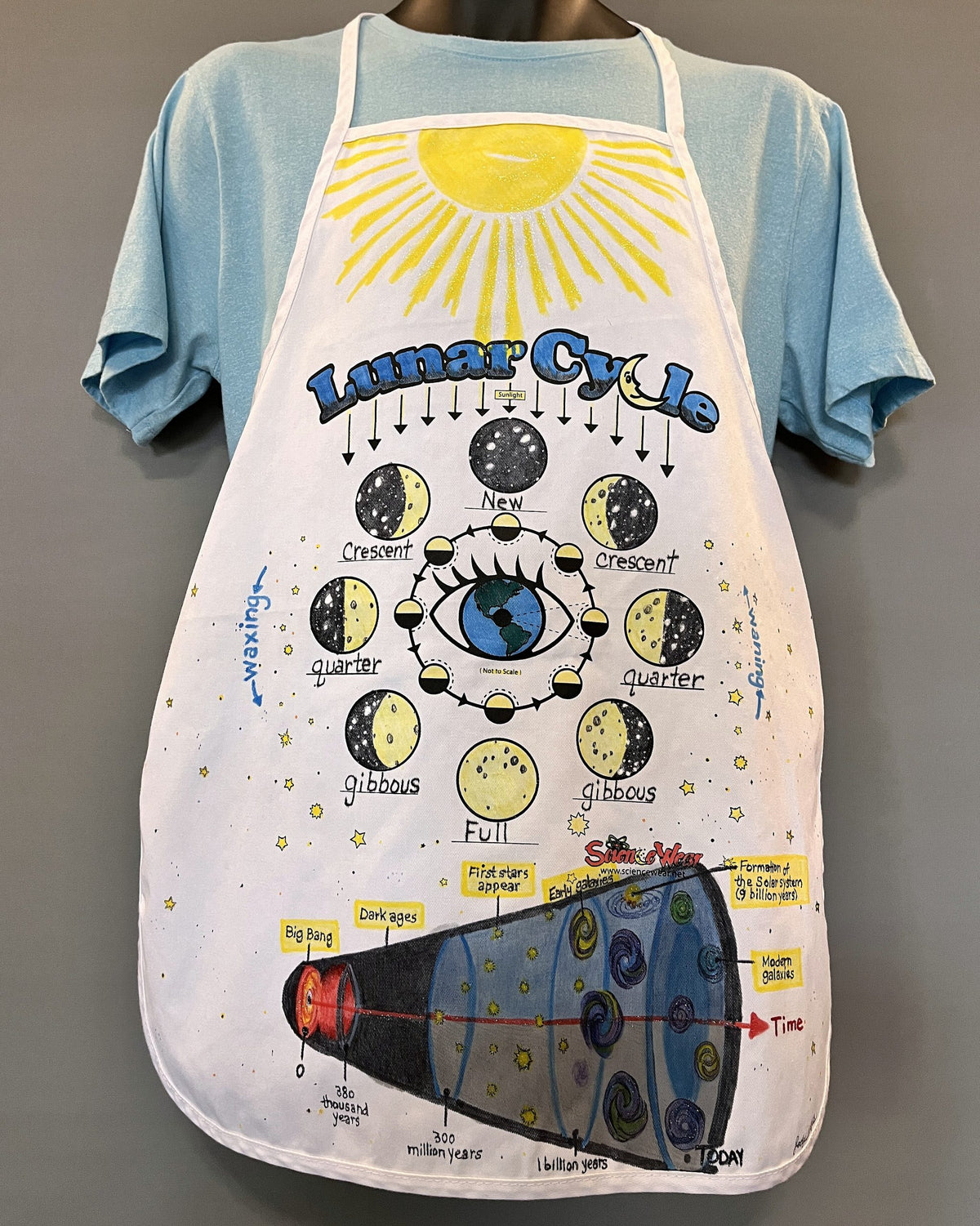 Big Bang Lunar Cycle Apron – Hand-Detailed Completed Project image 0