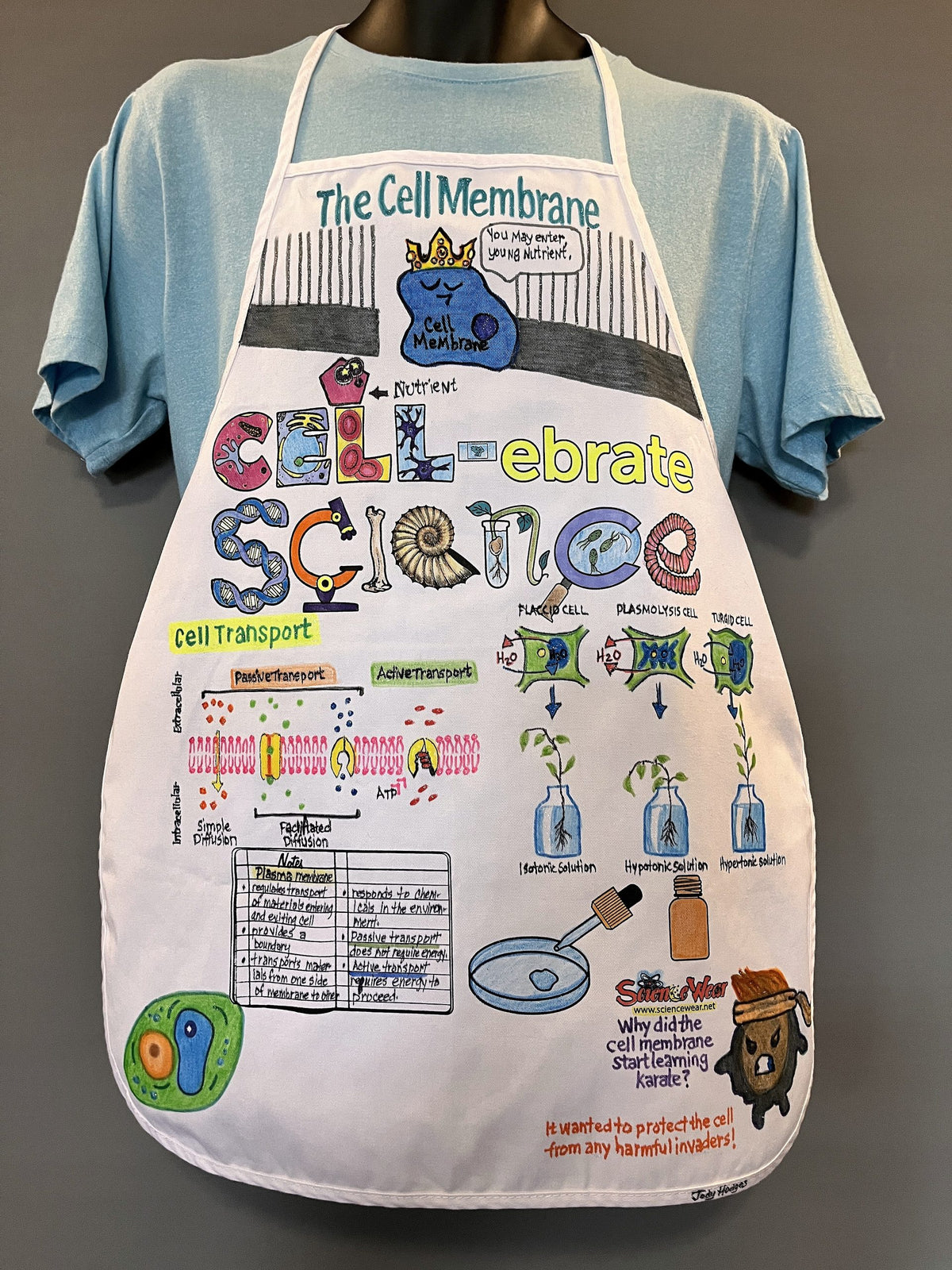 Plasma Membrane - Cell Apron – Hand-Detailed Completed Project image 0
