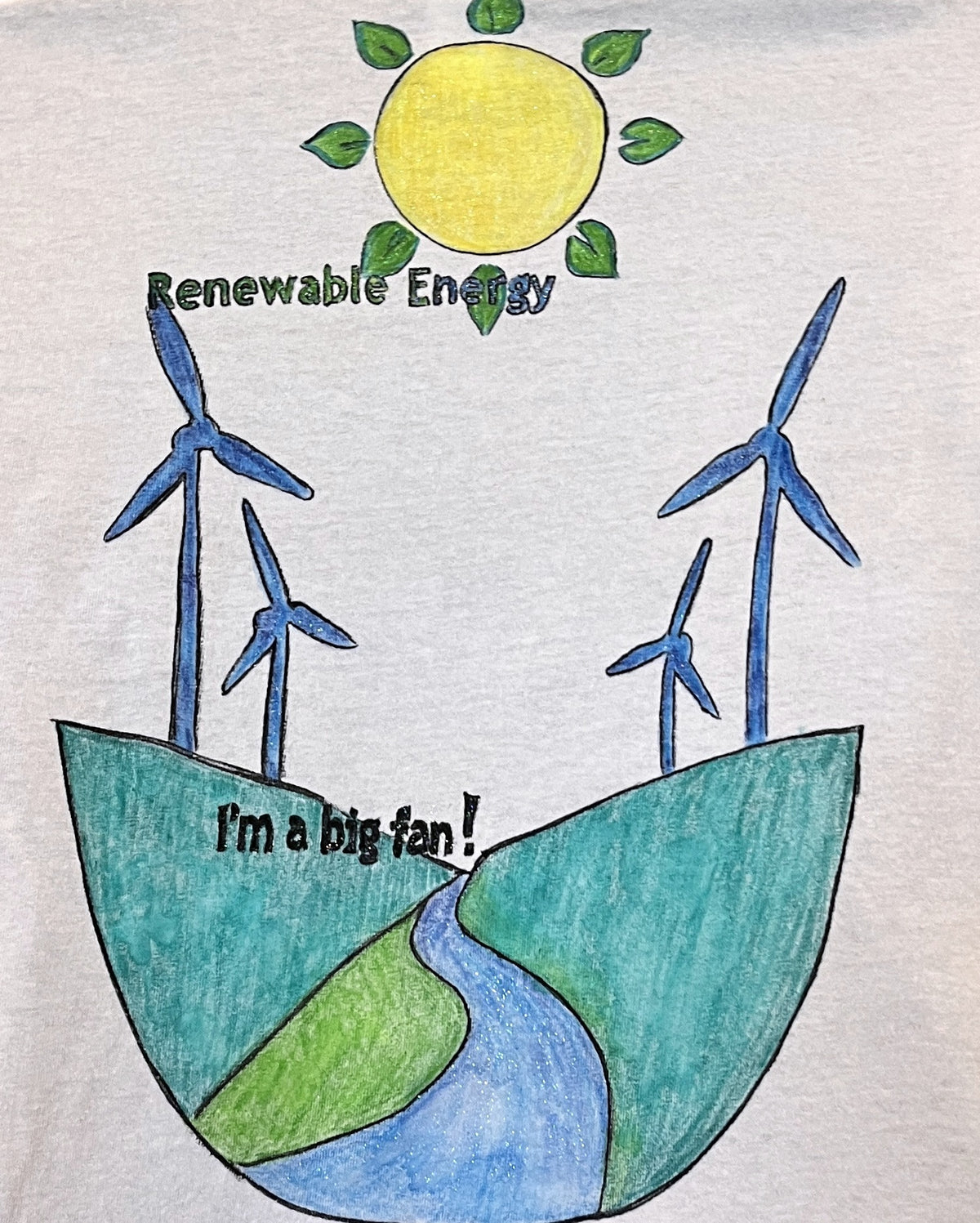 Forms of Energy Shirt – Hand-Detailed Completed Project image 3