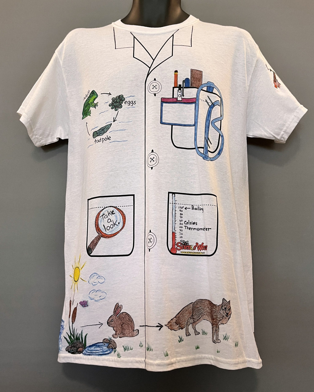 3rd Grade Science Shirt – Hand-Detailed Completed Project image 0