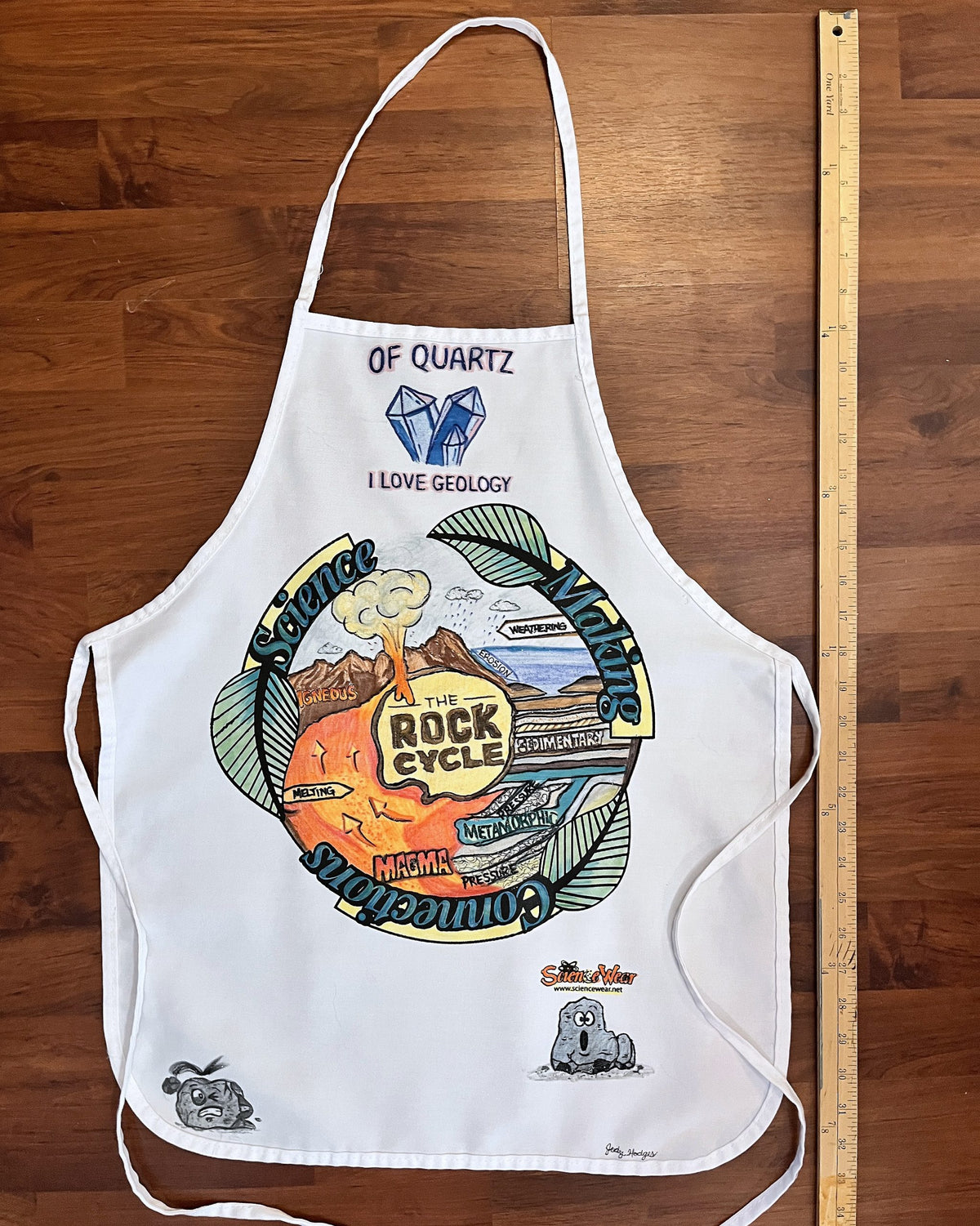Rock Cycle of Quartz Apron – Hand-Detailed Completed Project image 2