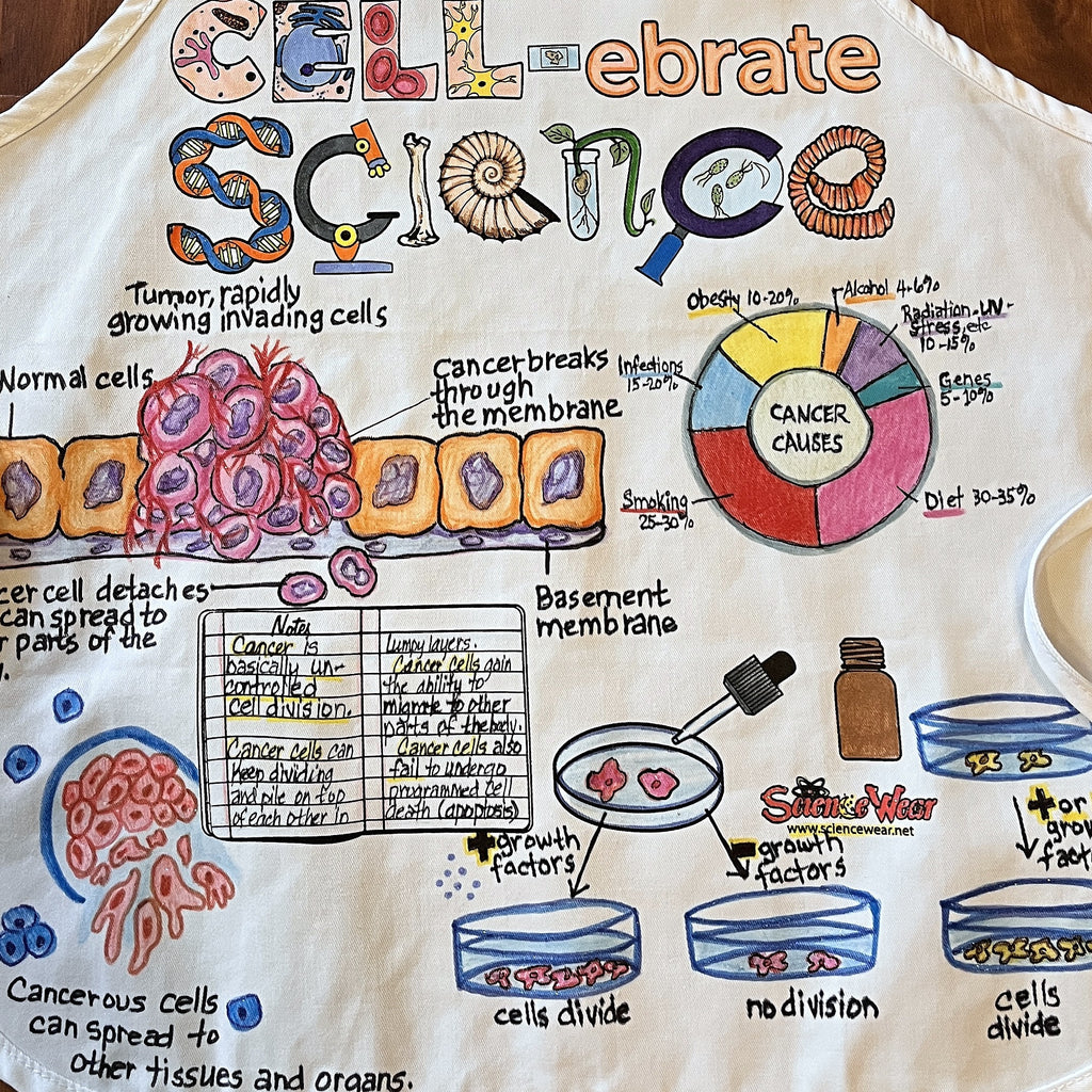 Cells Gone Bad - Cell Apron – Hand-Detailed Completed Project image 1