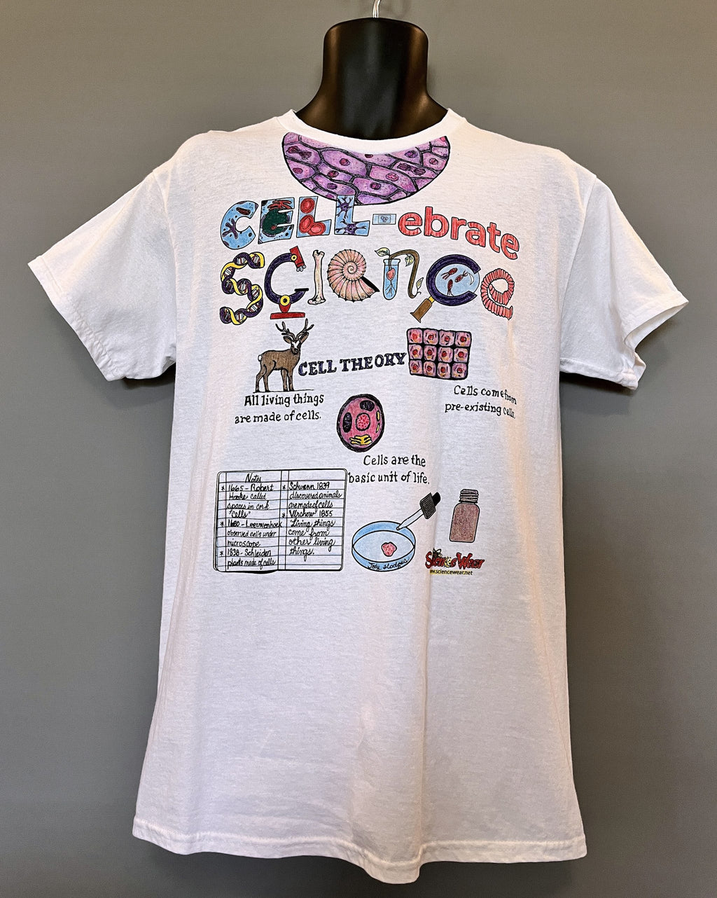 Cell Theory Shirt – Hand-Detailed Completed Project image 0