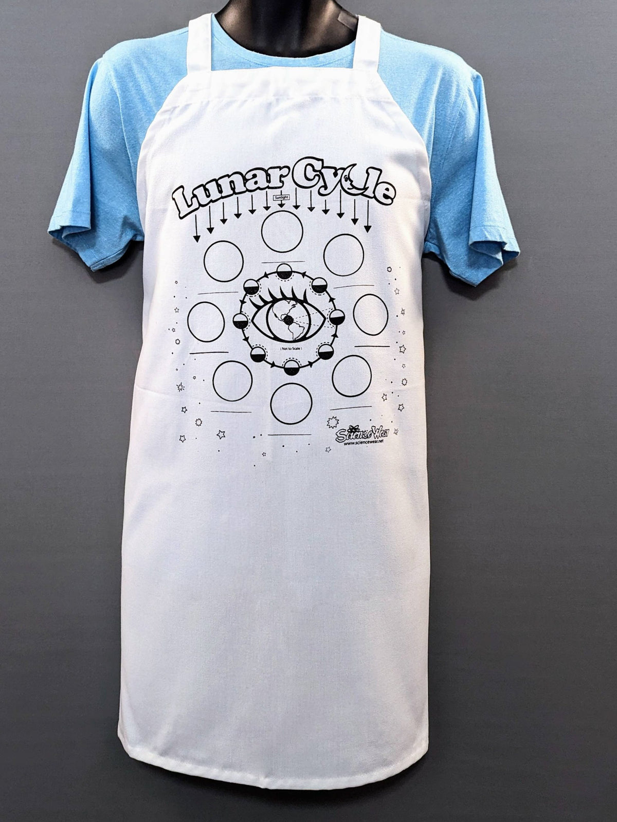 Lunar Cycle T-Shirt or Apron Project - Apron - 33in image