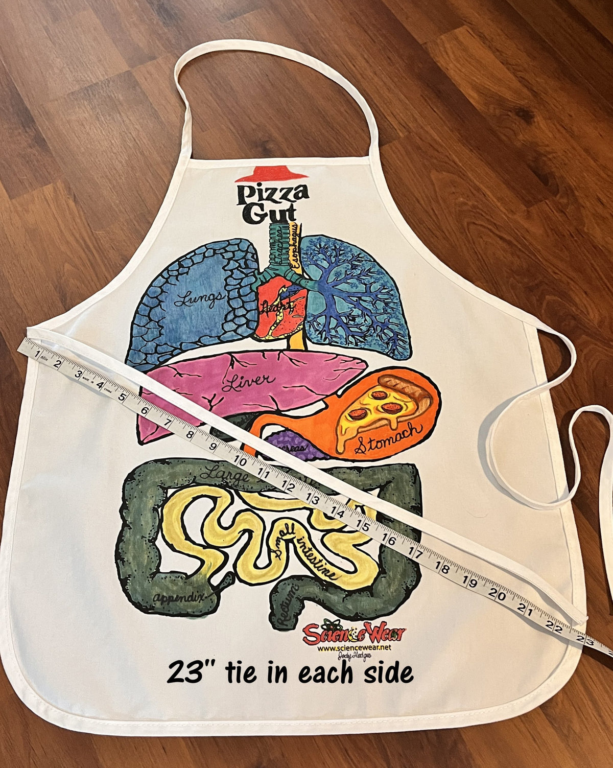 Pizza Gut – Guts Apron – Hand-Detailed Completed Project image 1