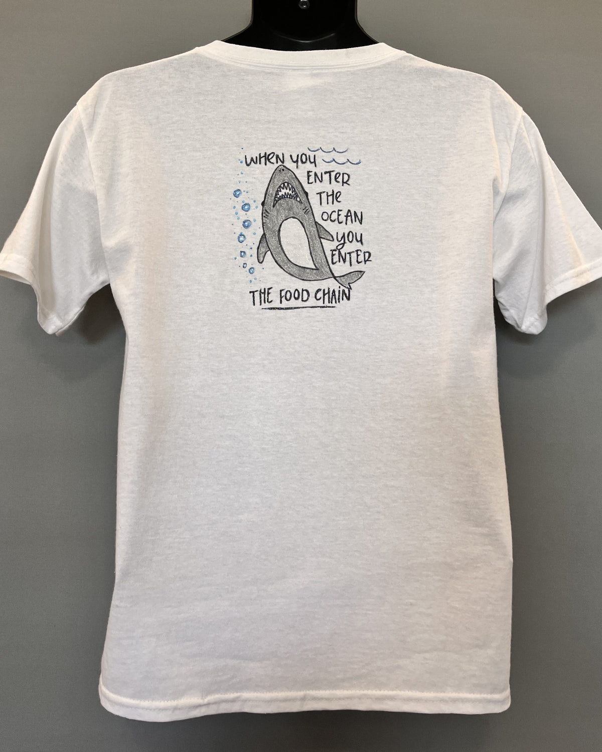 Food Web Shirt – Hand-Detailed Completed Project image 2