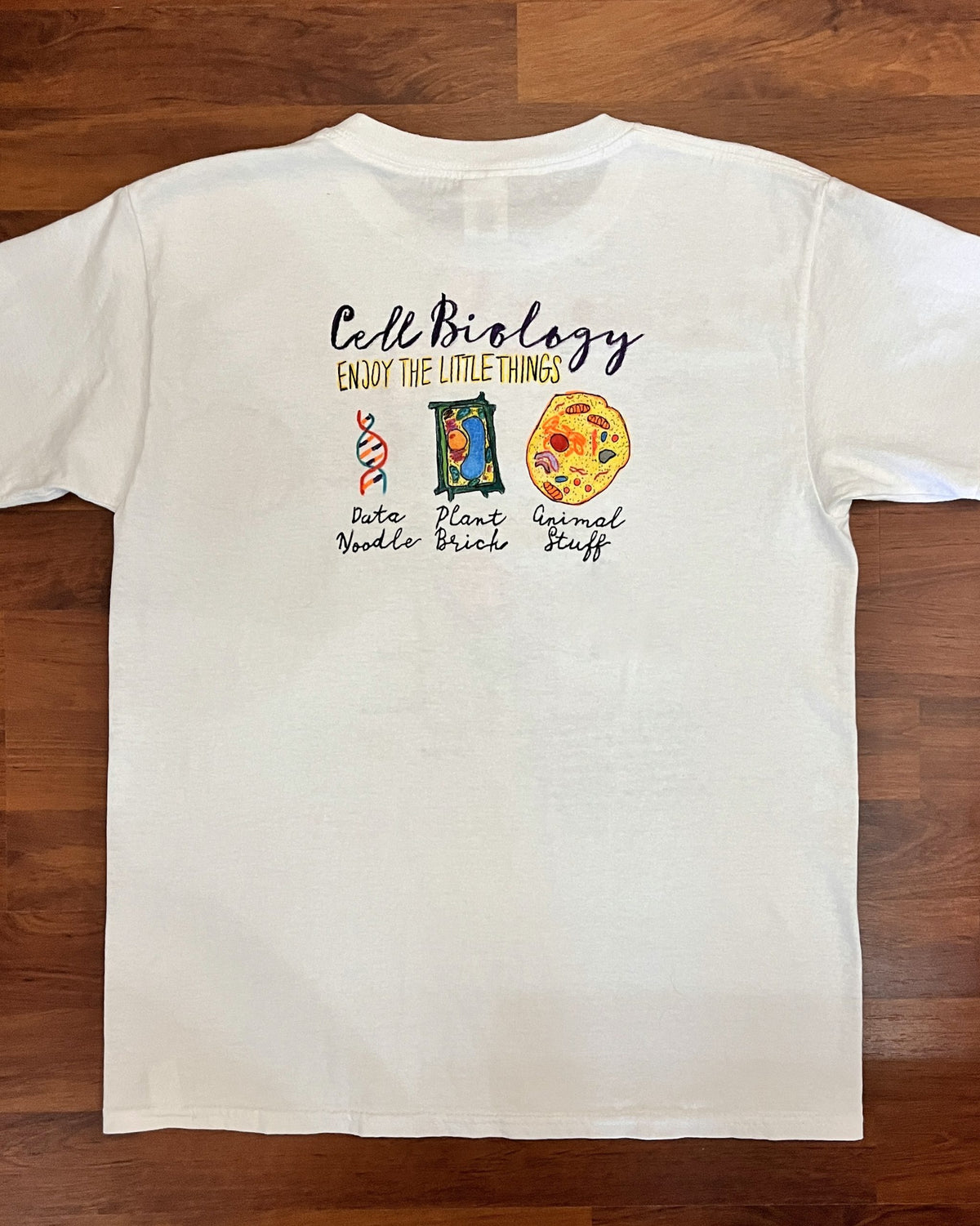 Plant Cell Shirt – Hand-Detailed Completed Project image 2