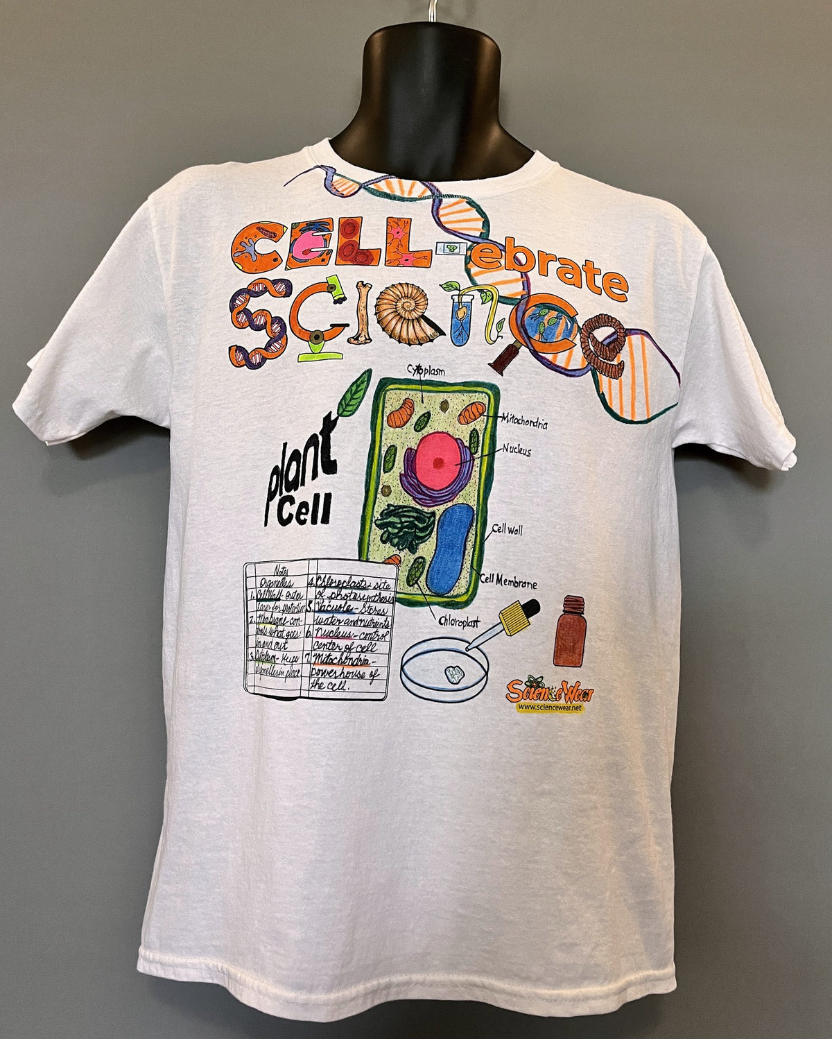 Plant Cell Shirt – Hand-Detailed Completed Project image 0