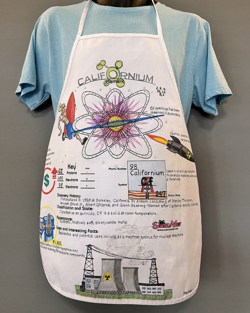 Californium Atomic Attire Apron – Hand-Detailed Completed Project image 0