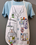 Science Teacher Apron – Hand-Detailed Completed Project image 0