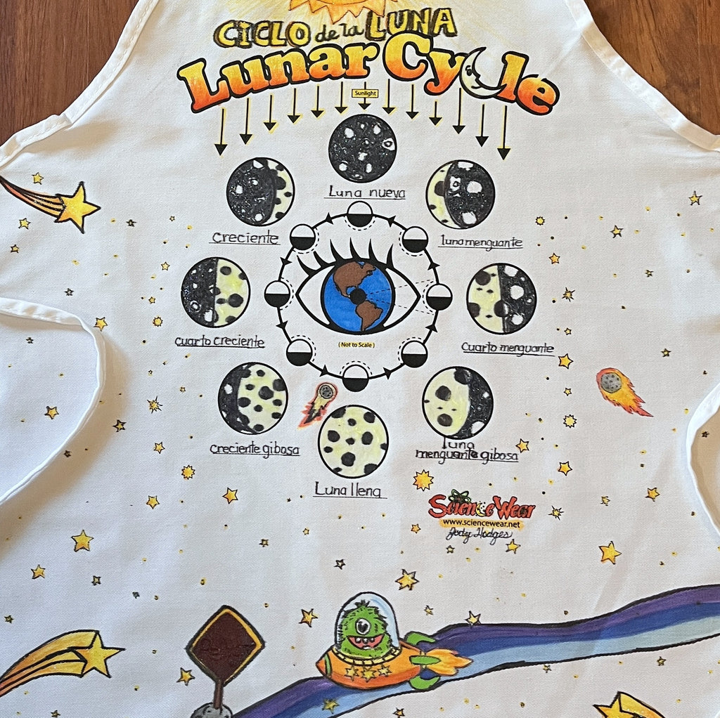 Ciclo de Luna - Lunar Cycle Apron – Hand-Detailed Completed Project image 1