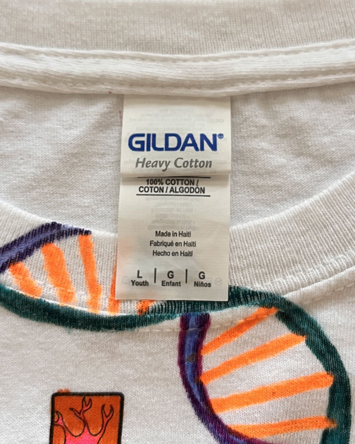 Plant Cell Shirt – Hand-Detailed Completed Project image 4