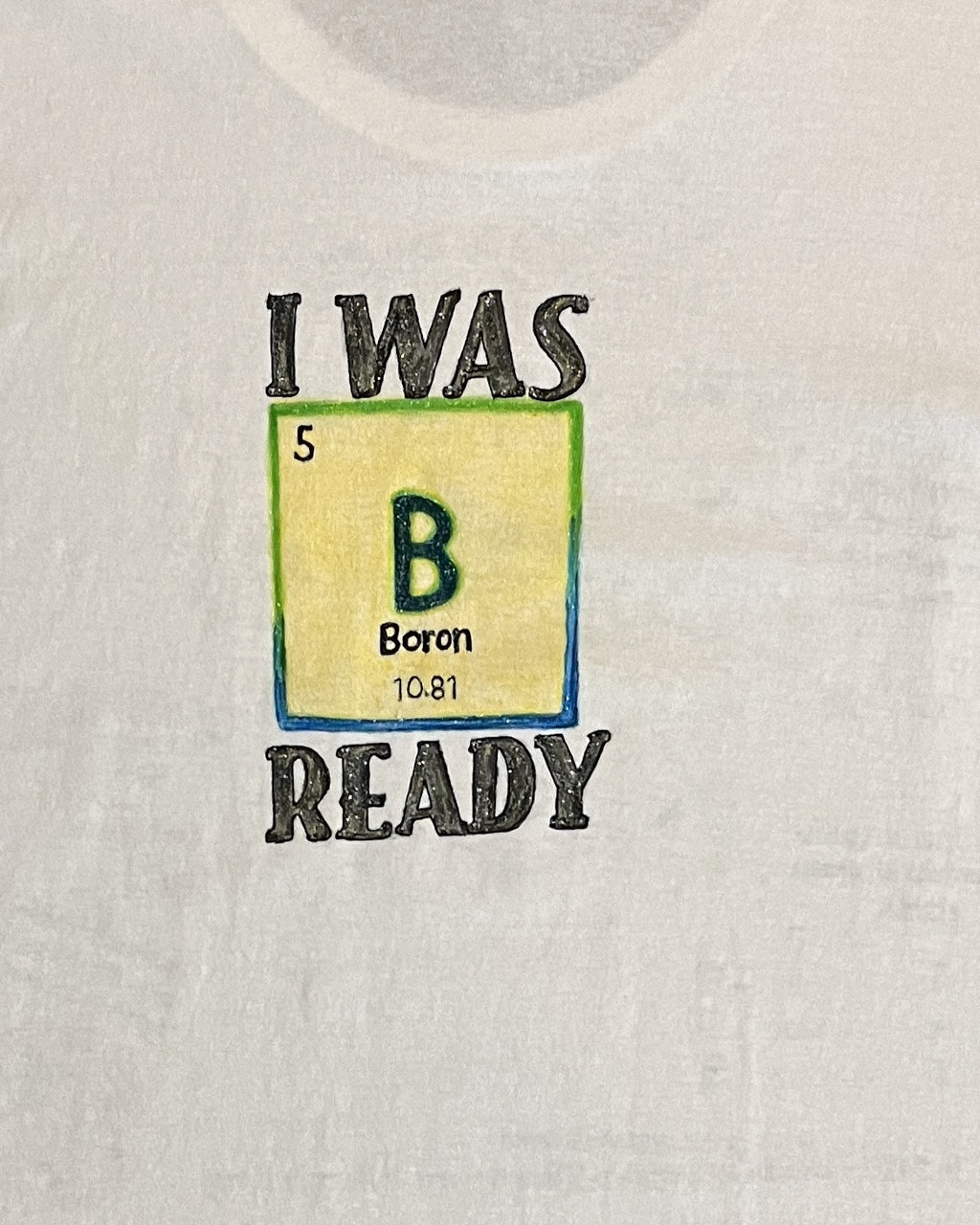 Boron Atomic Attire Shirt – Hand-Detailed Completed Project image 3