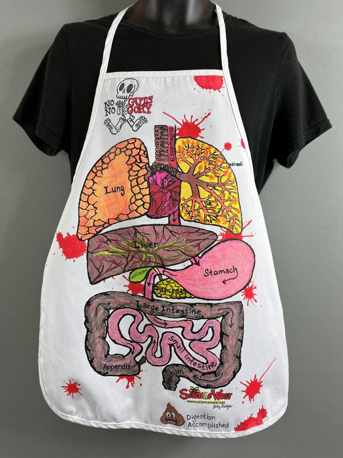 No Guts No Gory – Guts Apron – Hand-Detailed Completed Project image 0