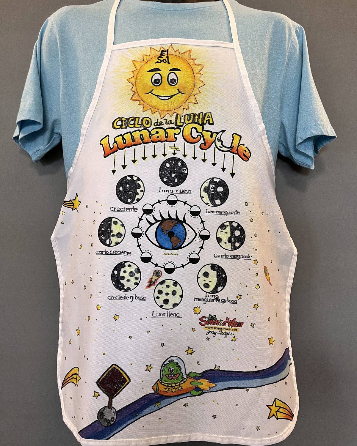 Ciclo de Luna - Lunar Cycle Apron – Hand-Detailed Completed Project image 0