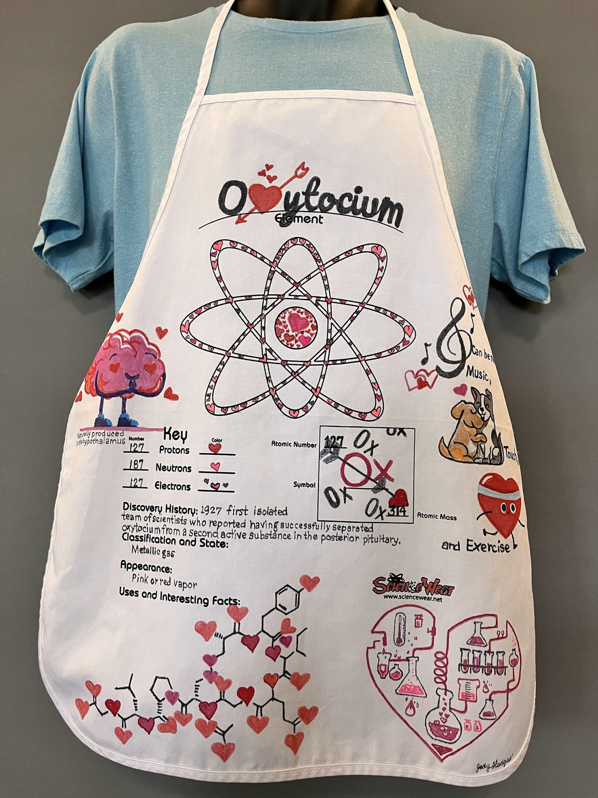 Oxytocium Atomic Attire Apron – Hand-Detailed Completed Project image 0