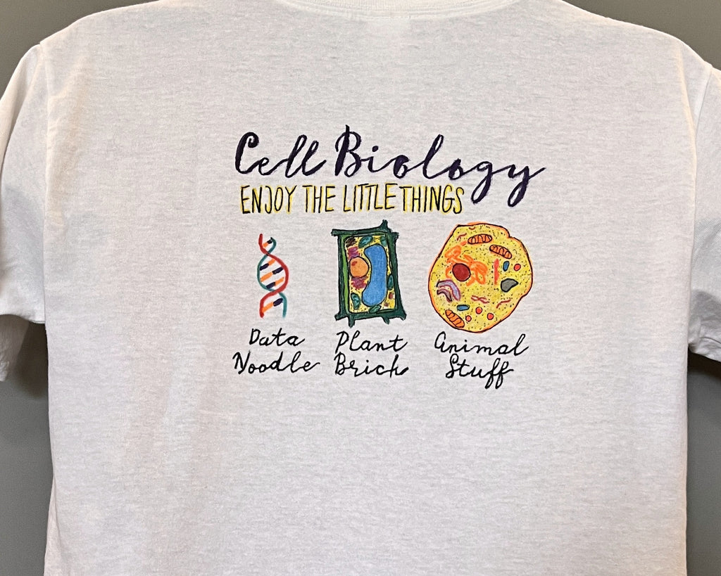 Plant Cell Shirt – Hand-Detailed Completed Project image 3