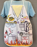Science Teacher Life Lab Safety Apron – Hand-Detailed Completed Project image 0