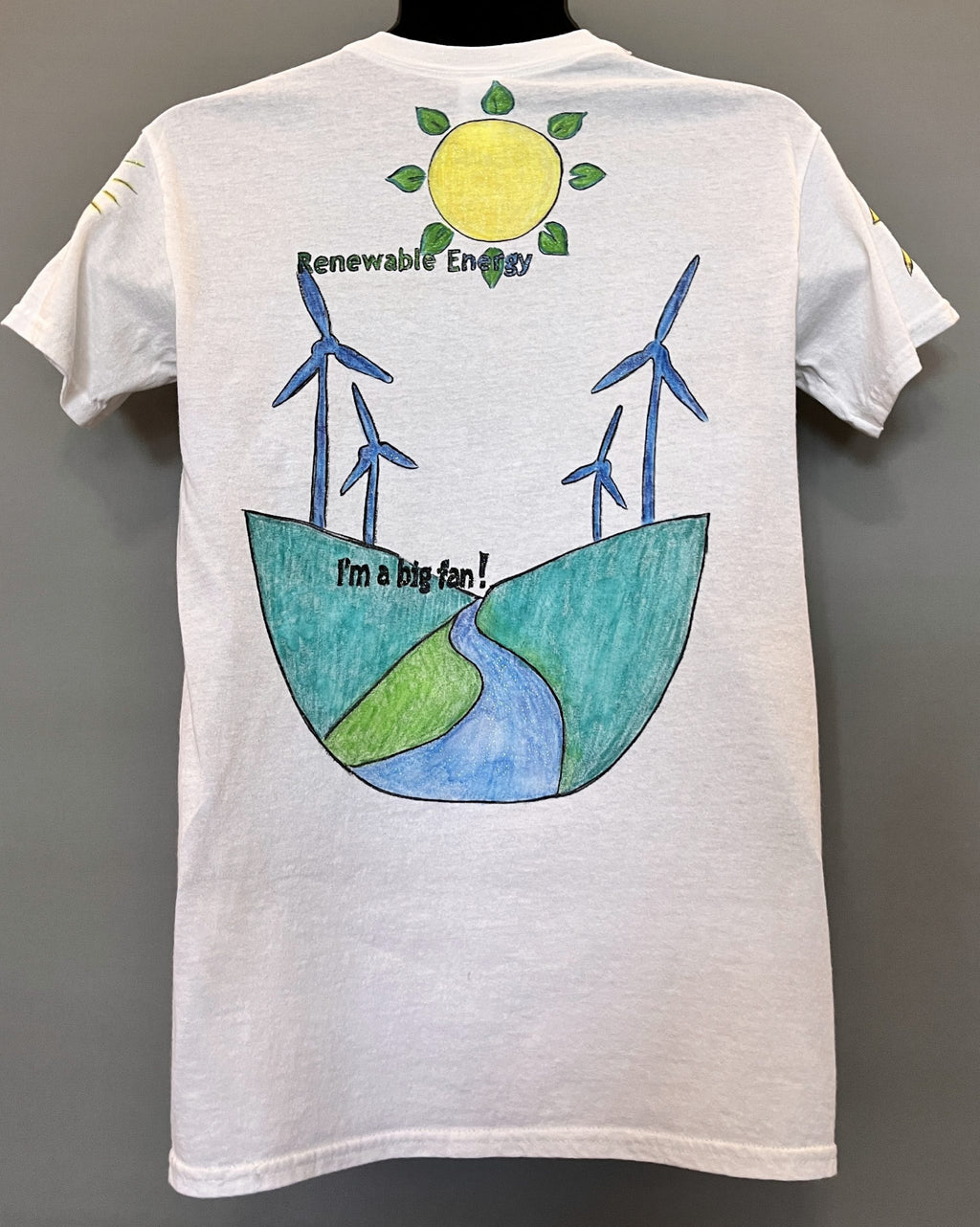 Forms of Energy Shirt – Hand-Detailed Completed Project image 2