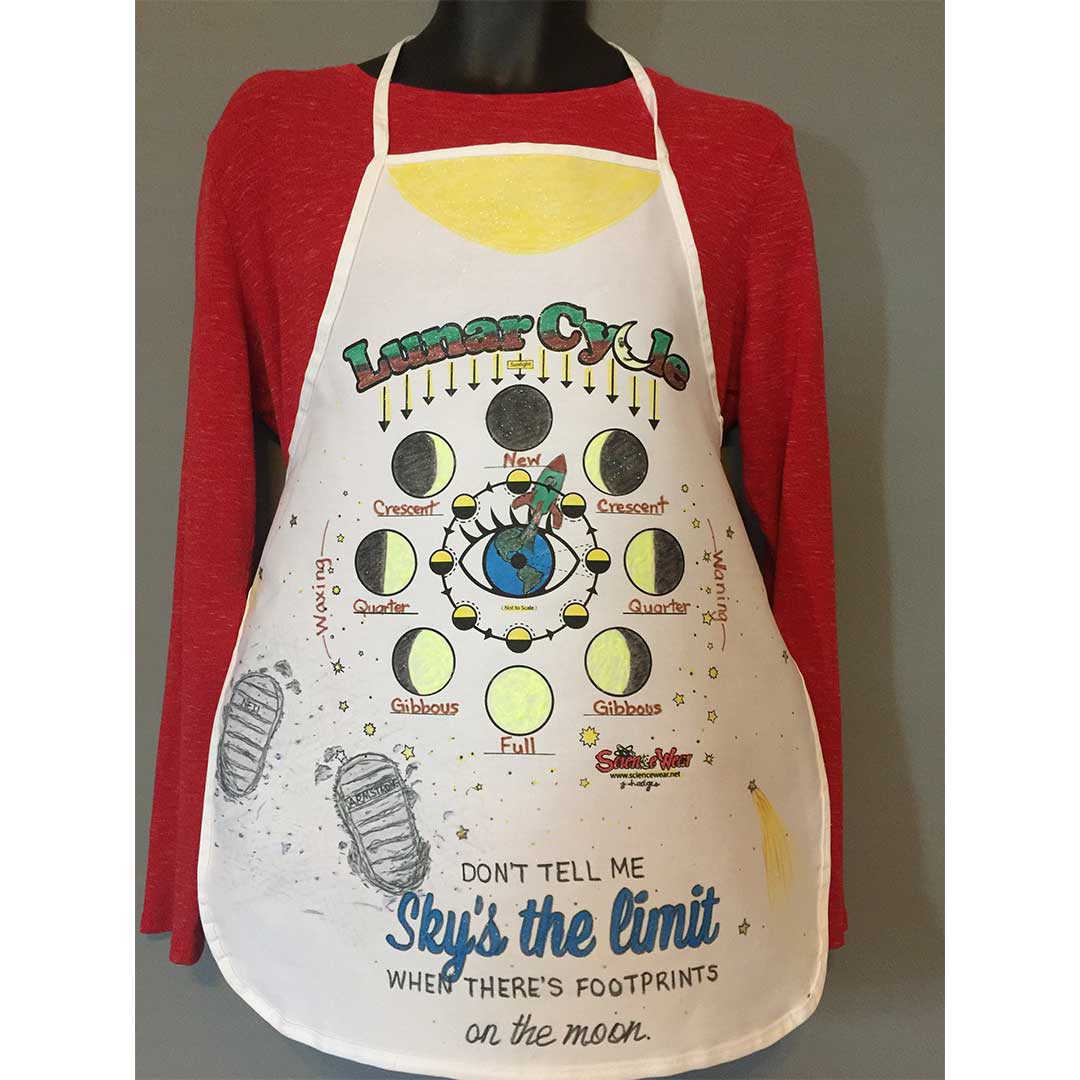 Lunar Cycle T-Shirt or Apron Project image 1
