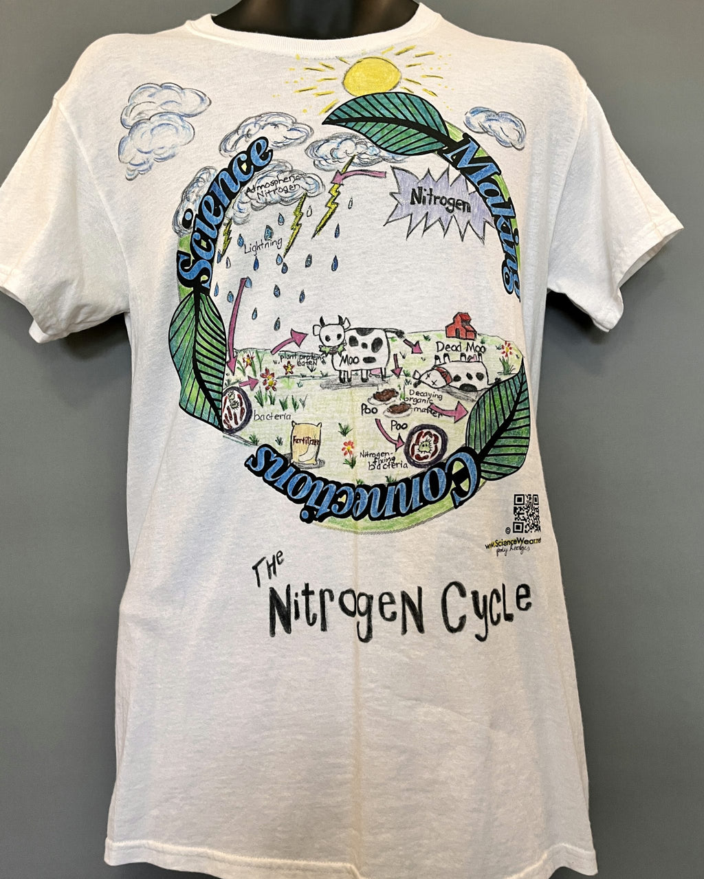 Nitrogen Cycle Shirt – Hand-Detailed Completed Project image 0