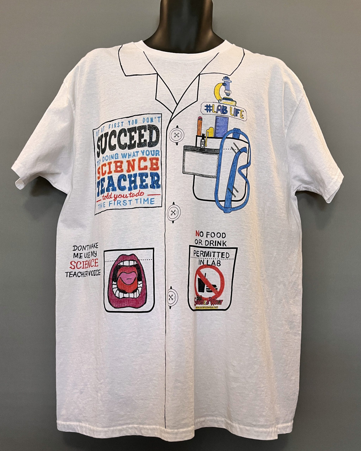Lab Life Shirt – Hand-Detailed Completed Project image 0